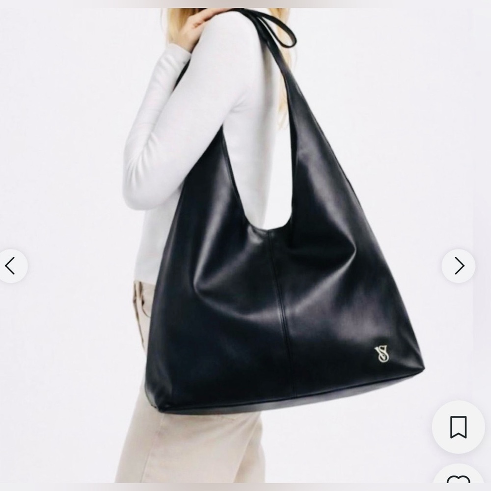 Victoria's Secret Black Hobo Shoulder Bag
